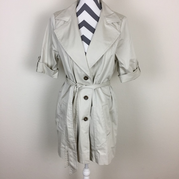 CAbi Jackets & Blazers - Cabi Sandy Trench Coat with Belt Style 777 Size 6